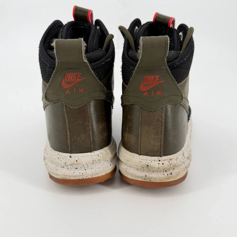 Nike Lunar Force 1 Duckboot Dark Loden Green Black High Top 9.5 - Picture 5 of 9